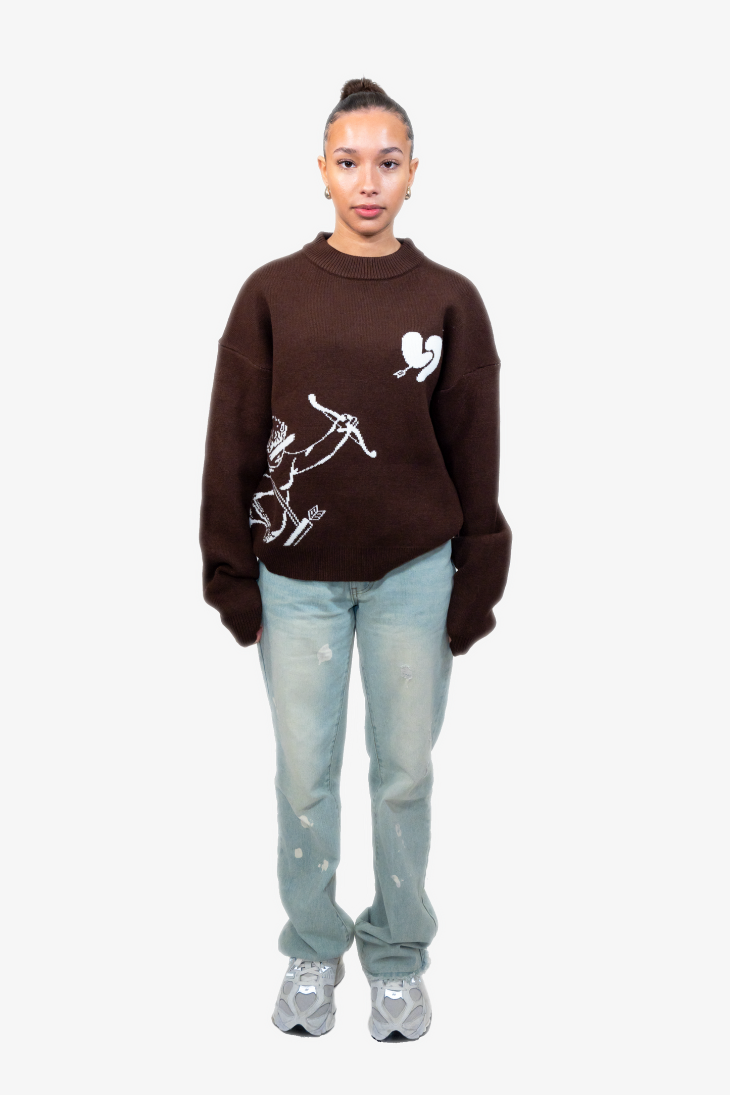 Amor Knit Sweater Mocha Brown (Pre-Order)