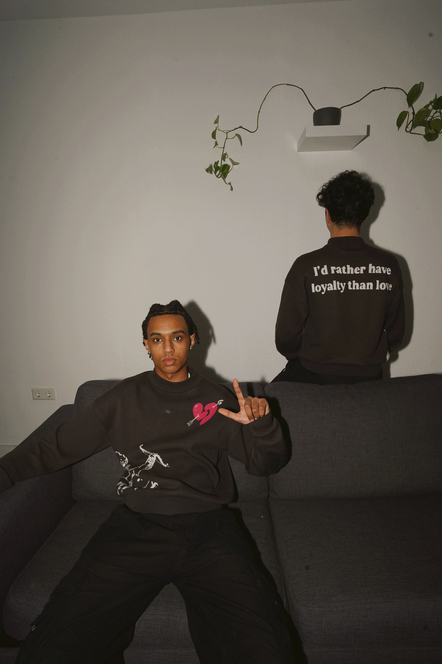 Amor Knit Sweater Space Grey (Pre-Order)