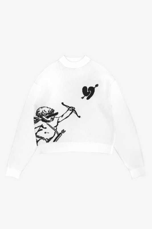 Amor Knit Sweater Snow White V2