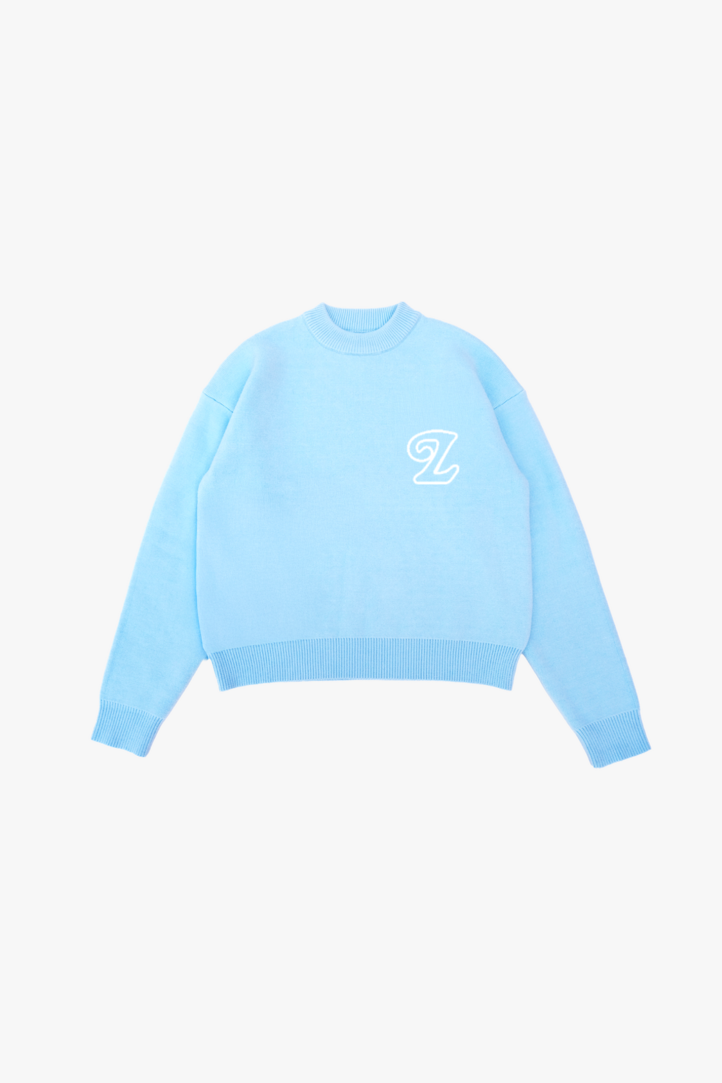 Signature Knit Sweater Baby Blue (Pre-Order)
