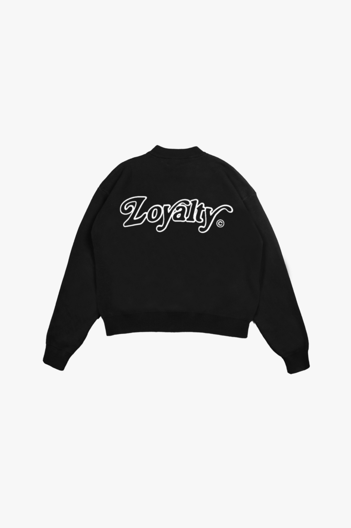Signature Knit Sweater Space Black (Pre-Order)
