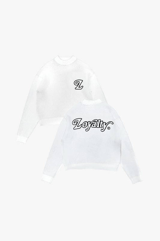 Signature Knit Sweater Snow White