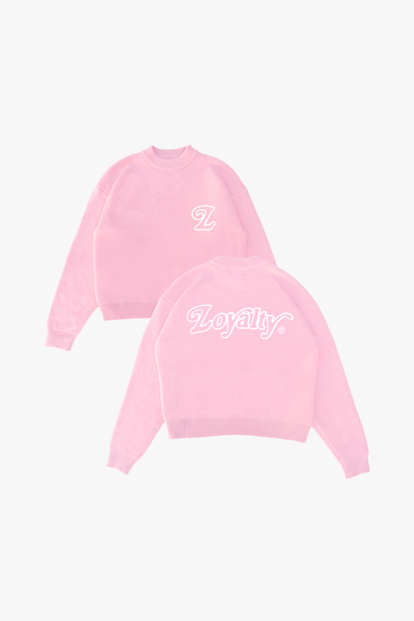 Signature Knit Sweater Sakura Pink (Pre-Order)