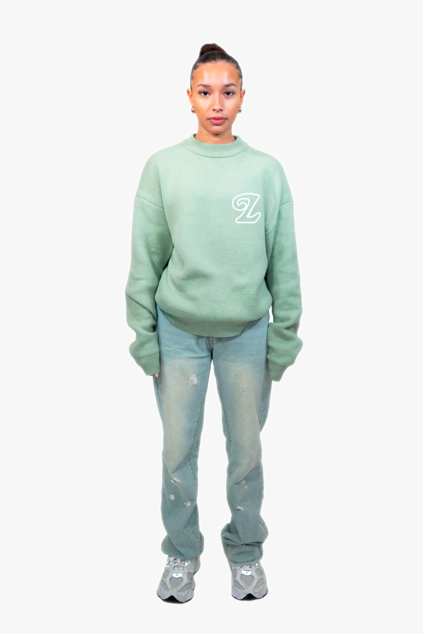 Signature Knit Sweater Matcha Green (Pre-Order)
