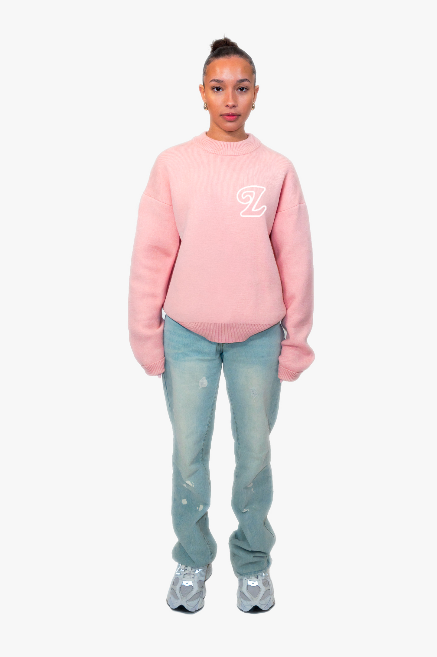 Signature Knit Sweater Sakura Pink (Pre-Order)