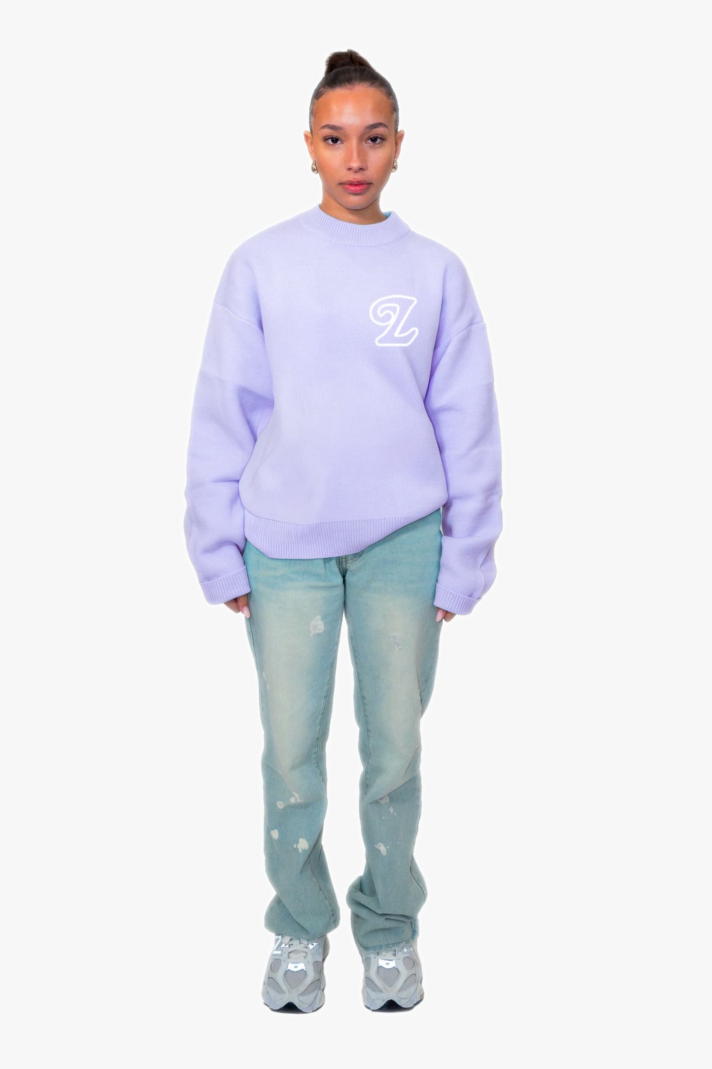 Signature Knit Sweater Lavendel (Pre-Order)