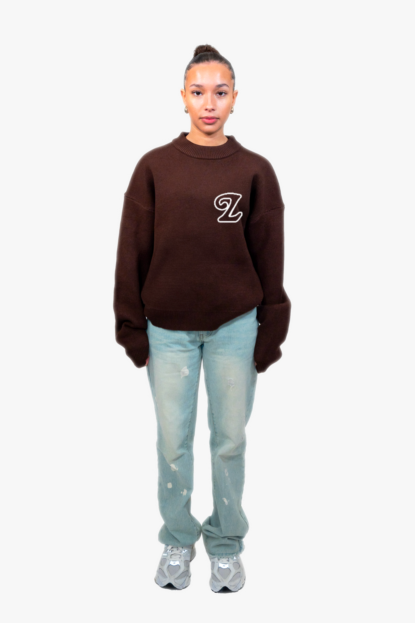 Signature Knit Sweater Mocha Brown (Pre-Order)