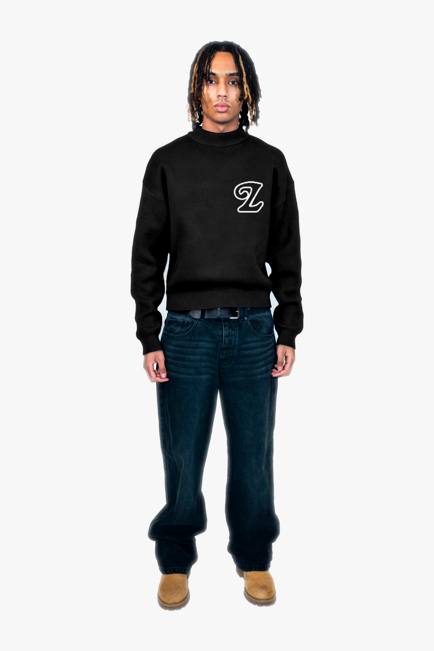 Signature Knit Sweater Space Black (Pre-Order)