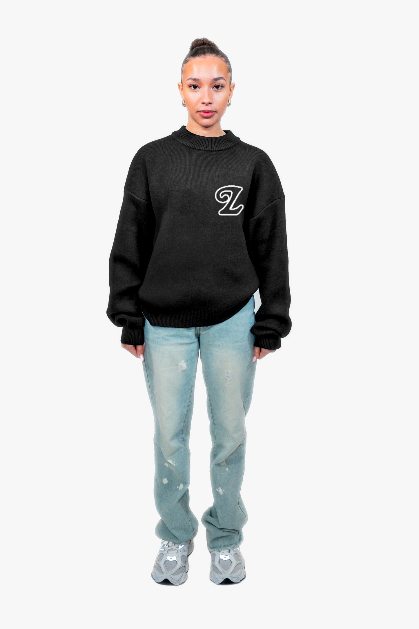 Signature Knit Sweater Space Black (Pre-Order)