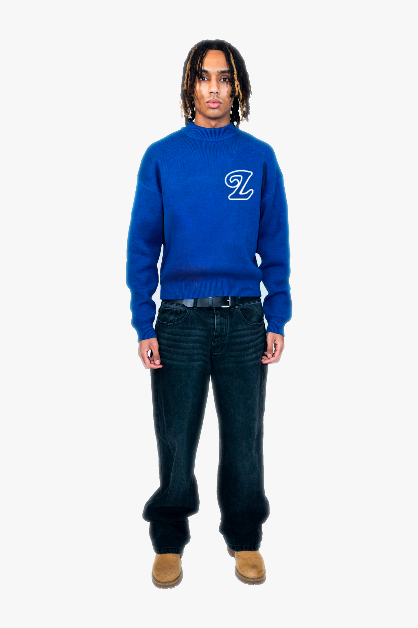 Signature Knit Sweater Ocean Blue (Pre-Order)