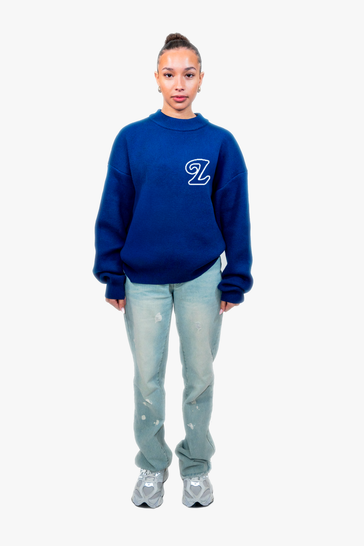 Signature Knit Sweater Ocean Blue (Pre-Order)