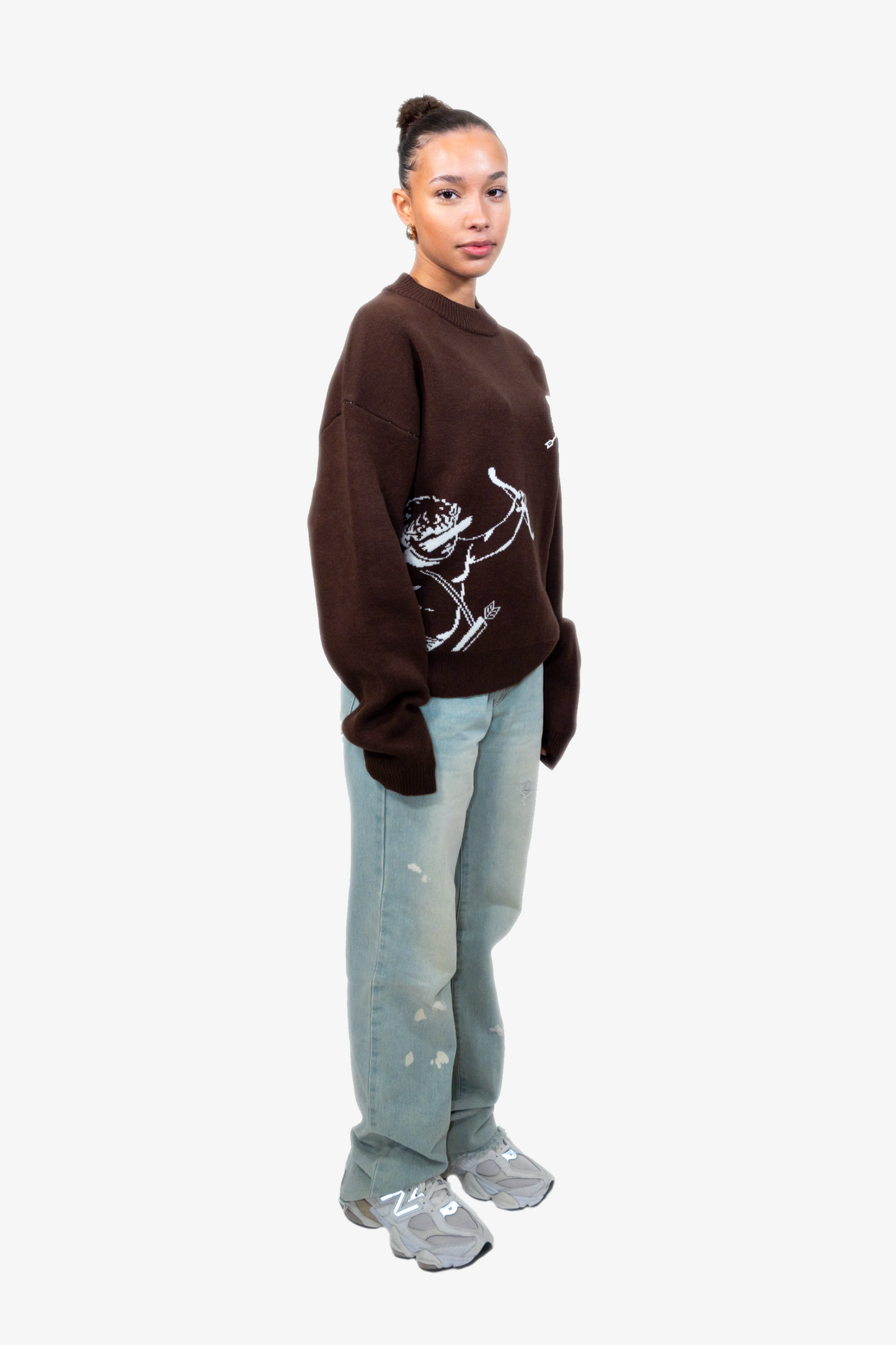 Amor Knit Sweater Mocha Brown (Pre-Order)
