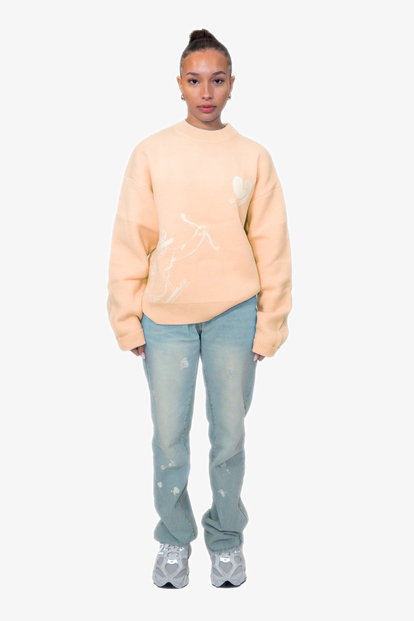 Amor Knit Sweater Orange (Pre-Order)