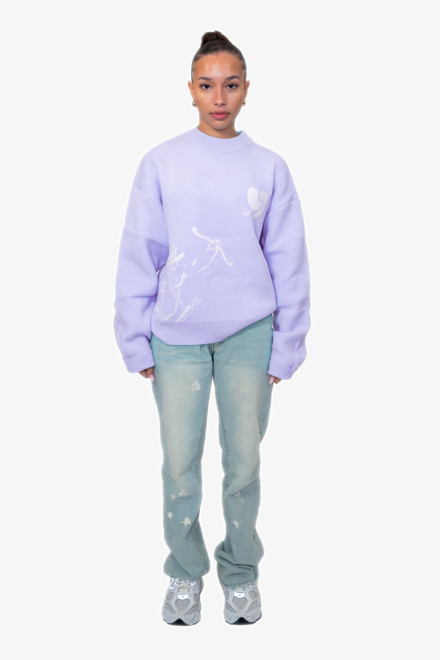 Amor Knit Sweater Lavendel (Pre-Order)