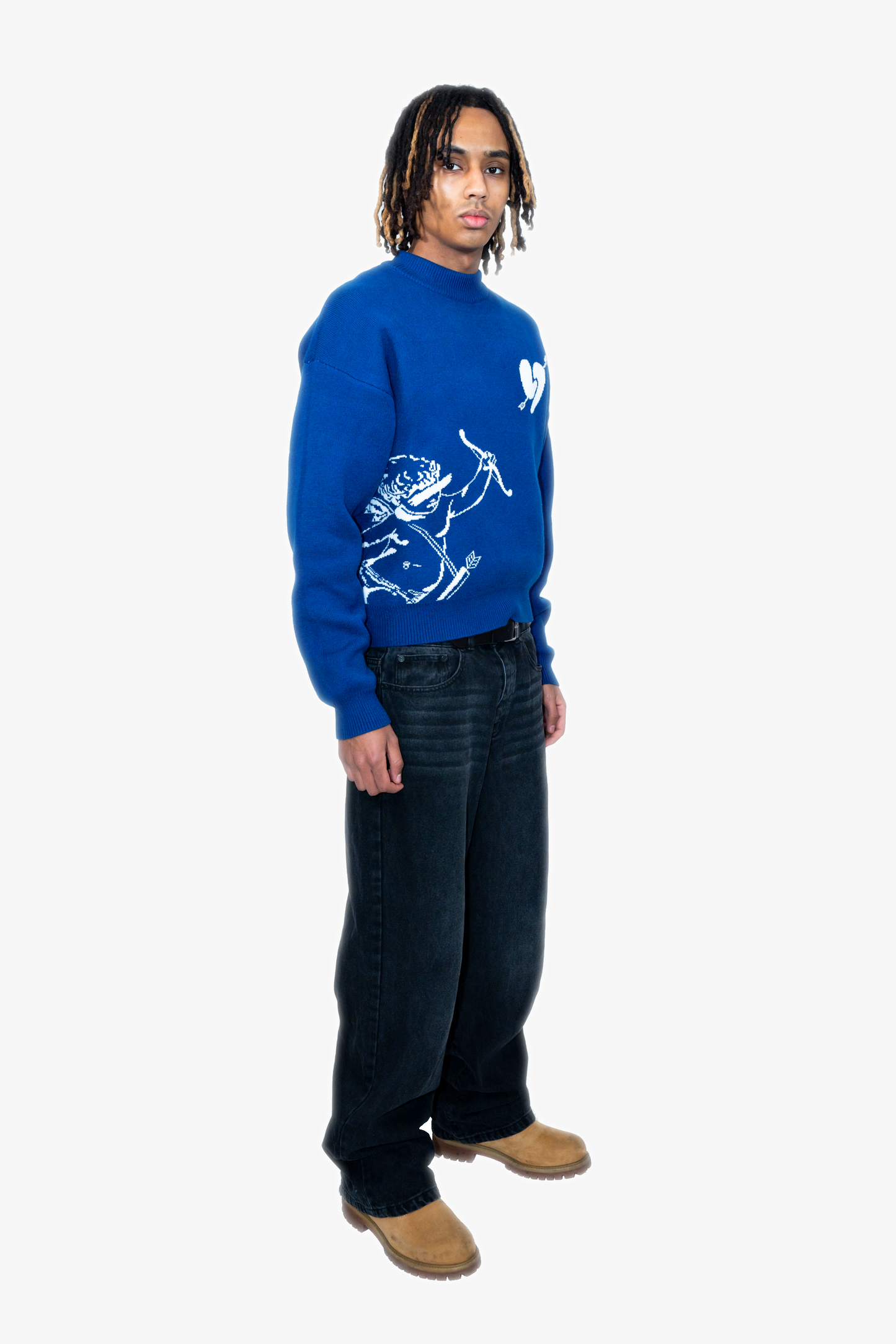 Amor Knit Sweater Ocean Blue (Pre-Order)