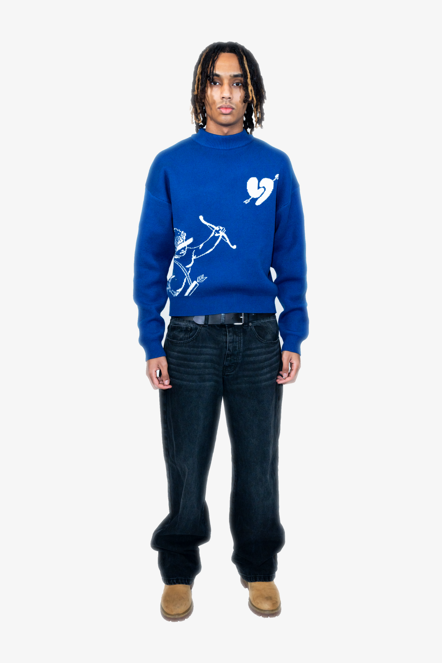 Amor Knit Sweater Ocean Blue (Pre-Order)