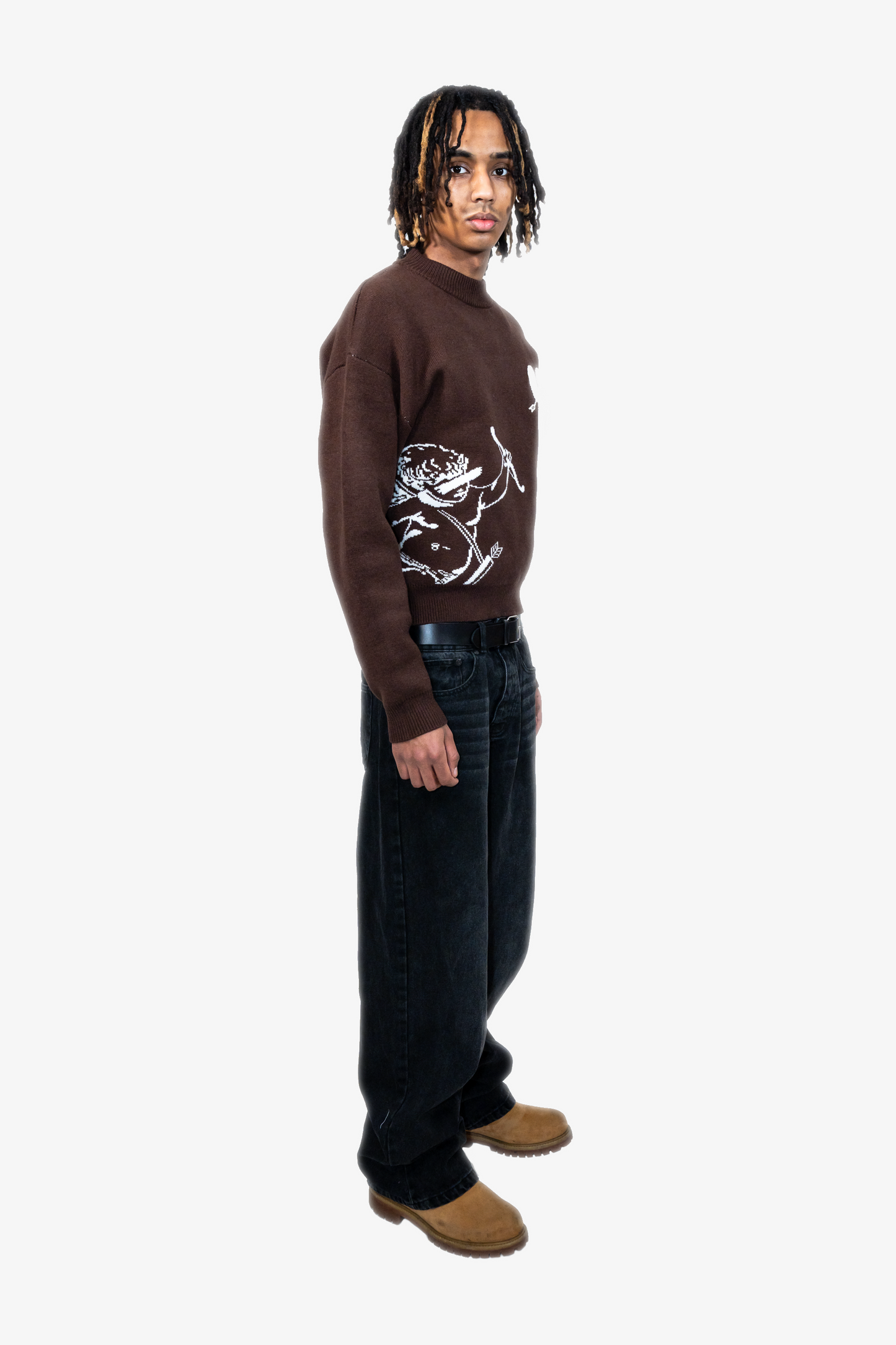 Amor Knit Sweater Mocha Brown (Pre-Order)