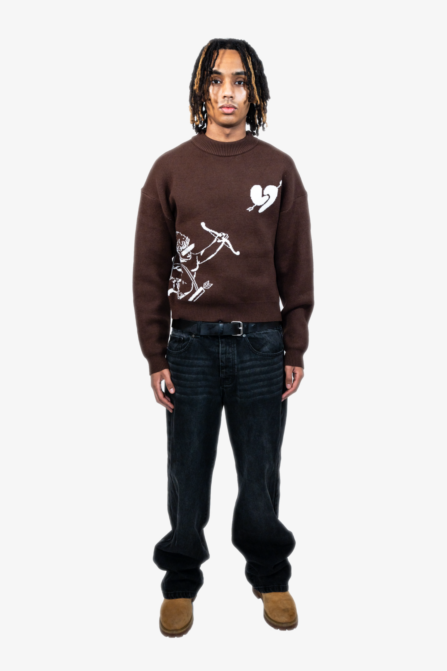 Amor Knit Sweater Mocha Brown (Pre-Order)