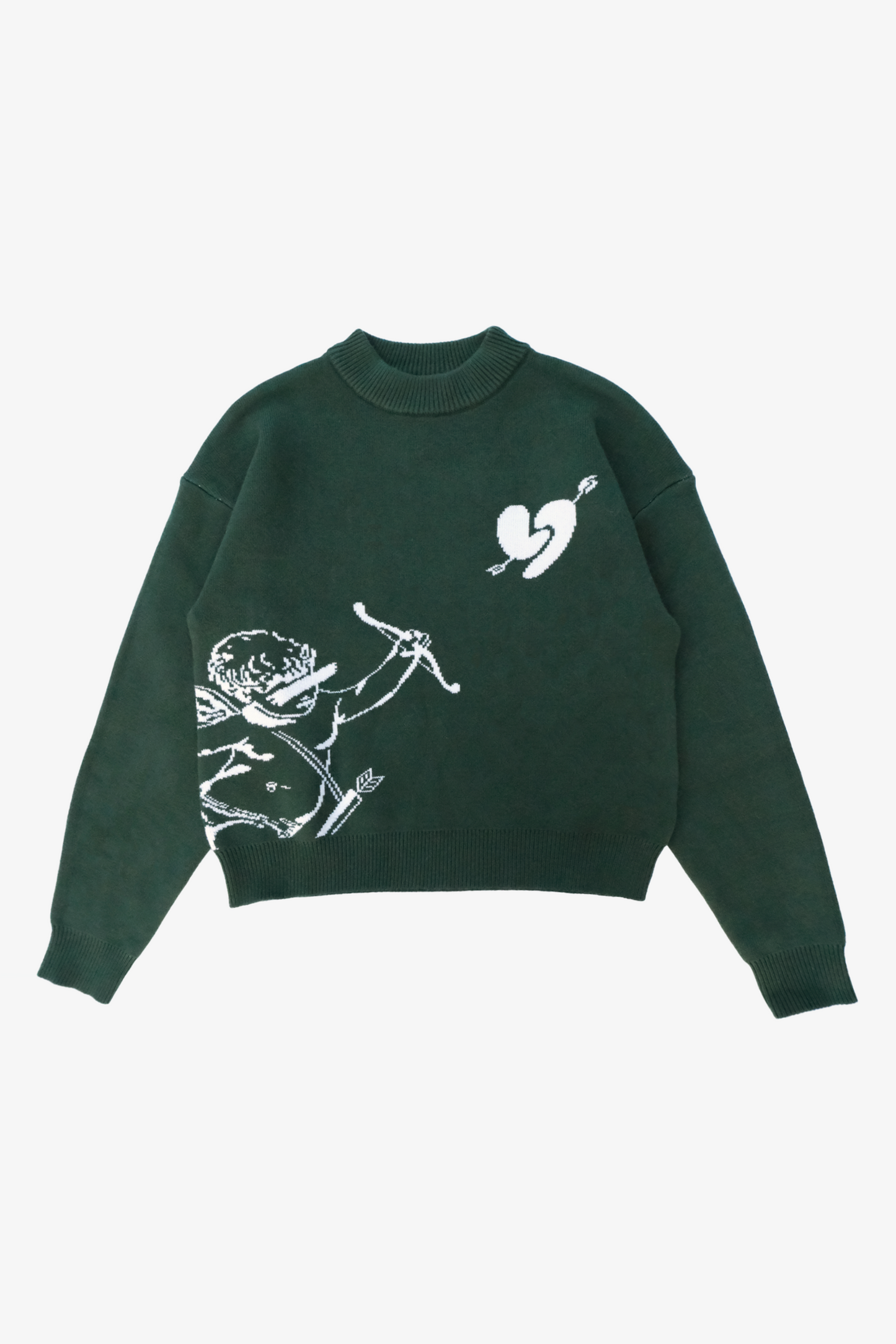 Amor Knit Sweater Forest Green (Pre-Order)
