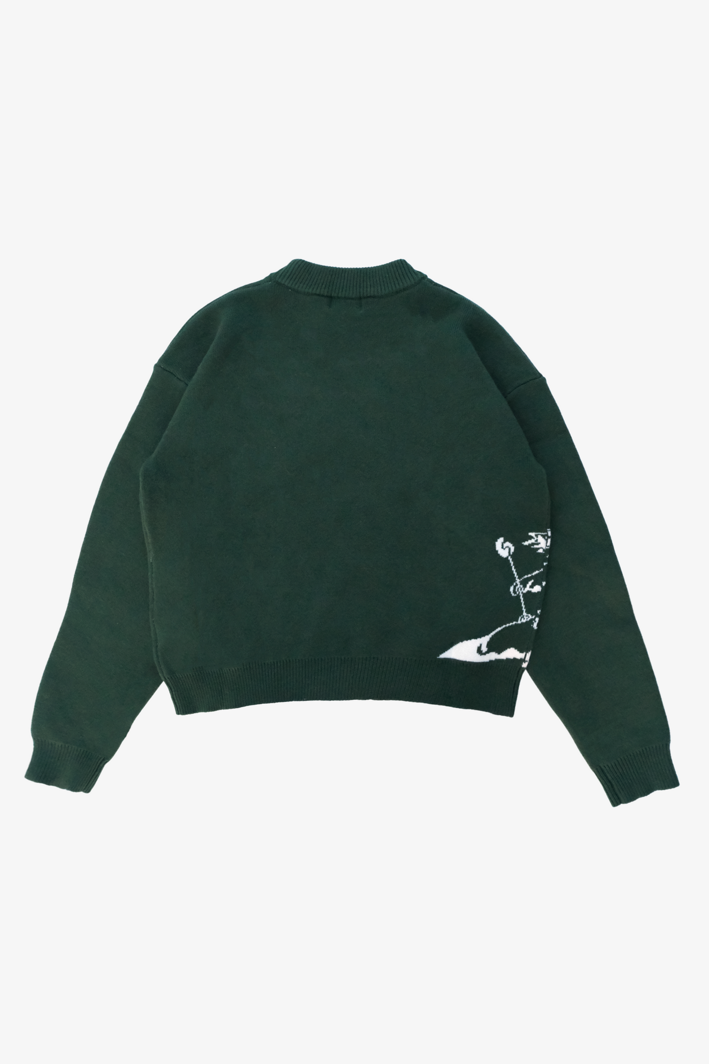 Amor Knit Sweater Forest Green (Pre-Order)