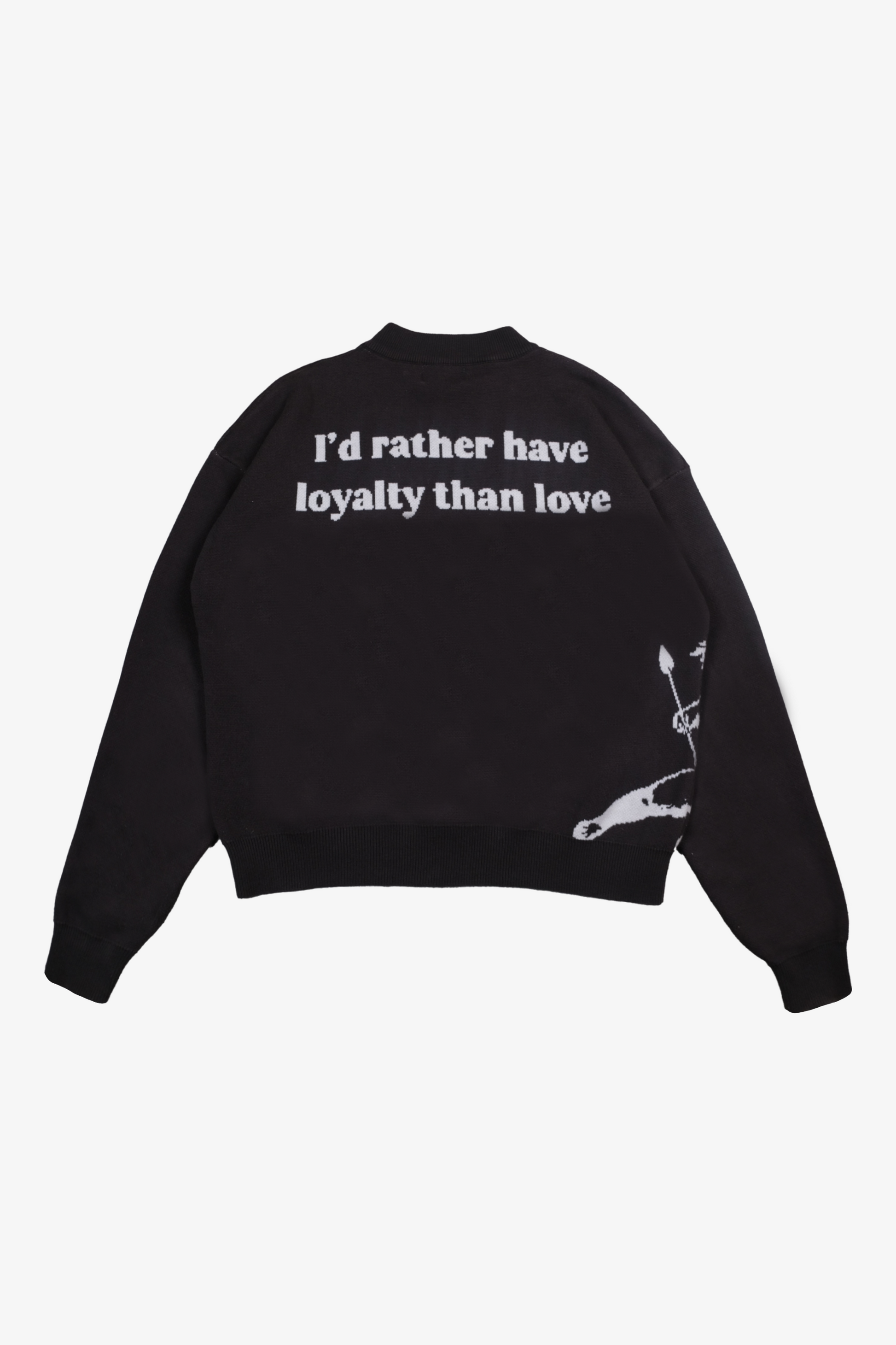 Amor Knit Sweater Space Grey – Loyalty Clothing