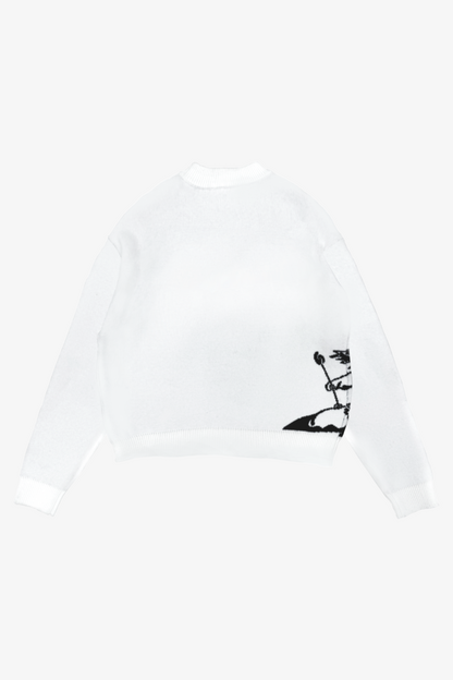 Amor Knit Sweater Snow White V2