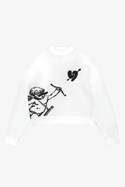 Amor Knit Sweater Snow White V1