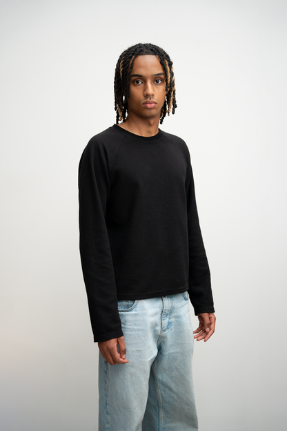 Loyalty Waffel Knit Longsleeve Black