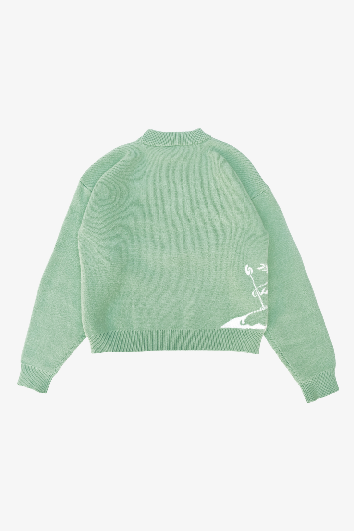 Amor Knit Sweater Matcha Green