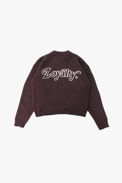 Signature Knit Sweater Mocha Brown (Pre-Order)