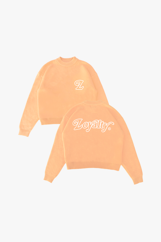 Signature Knit Sweater Orange (Pre-Order)
