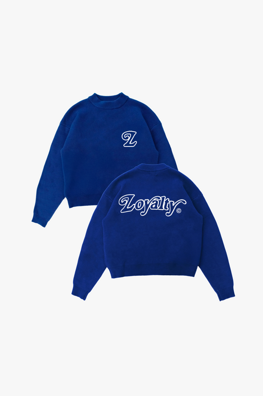 Signature Knit Sweater Ocean Blue (Pre-Order)