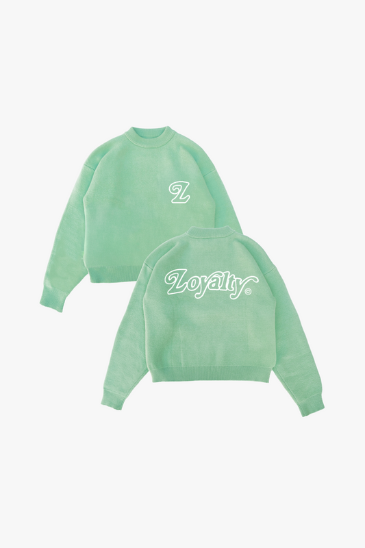 Signature Knit Sweater Matcha Green (Pre-Order)