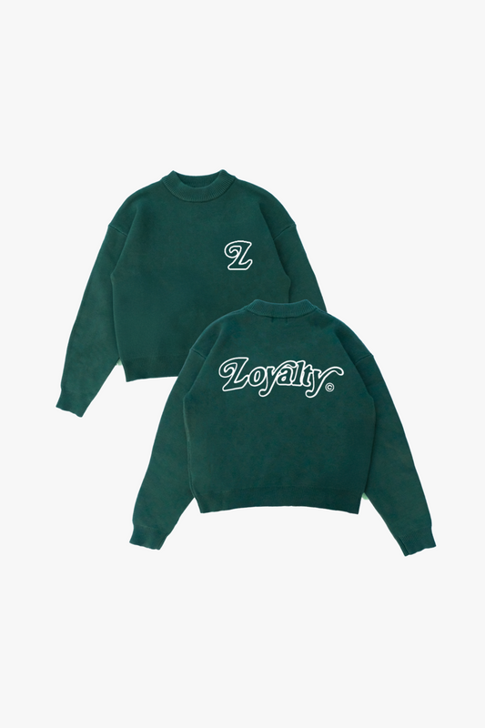 Signature Knit Sweater Forest Green (Pre-Order)