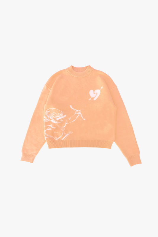 Amor Knit Sweater Orange (Pre-Order)