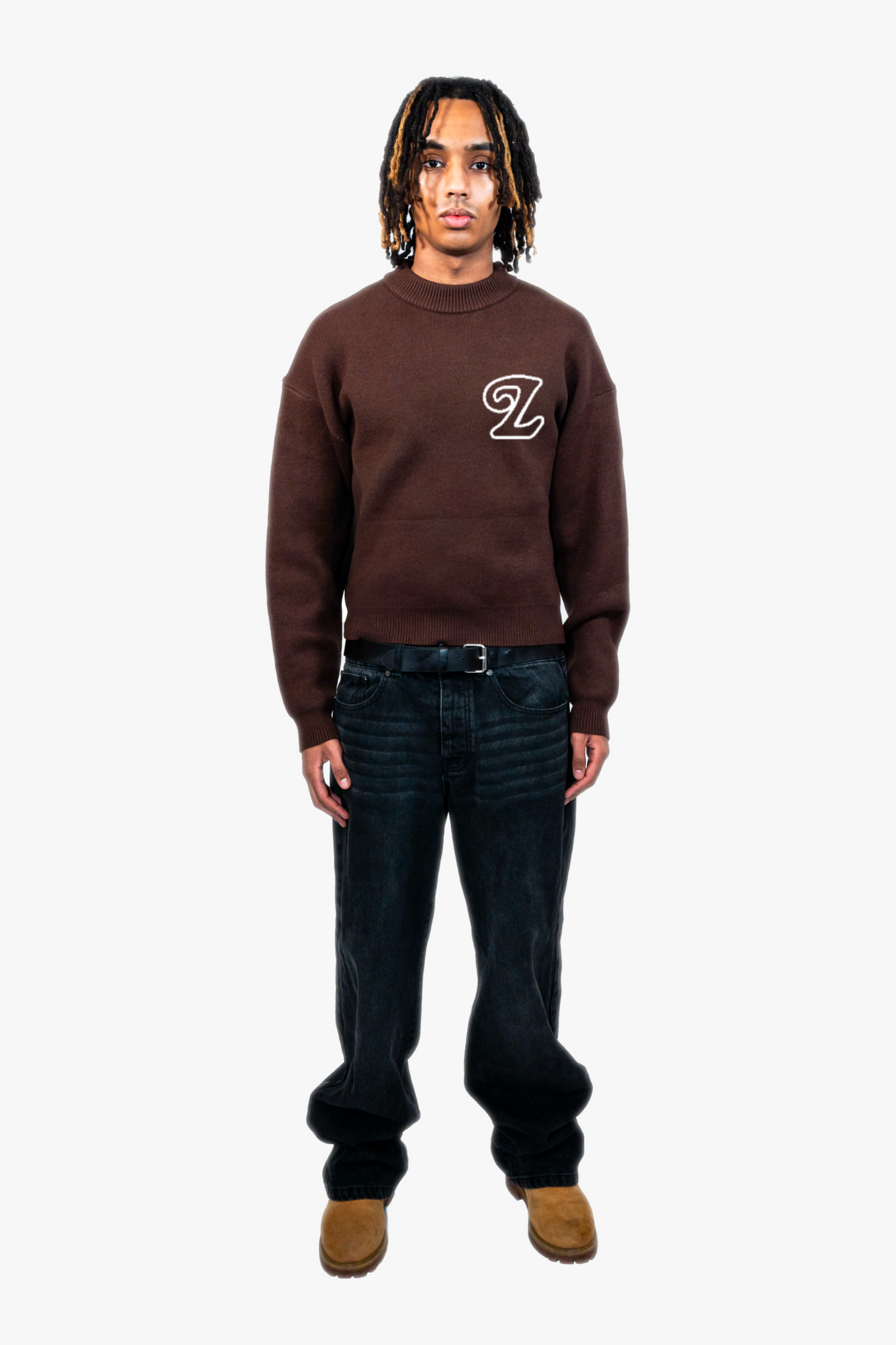 Signature Knit Sweater Mocha Brown (Pre-Order)