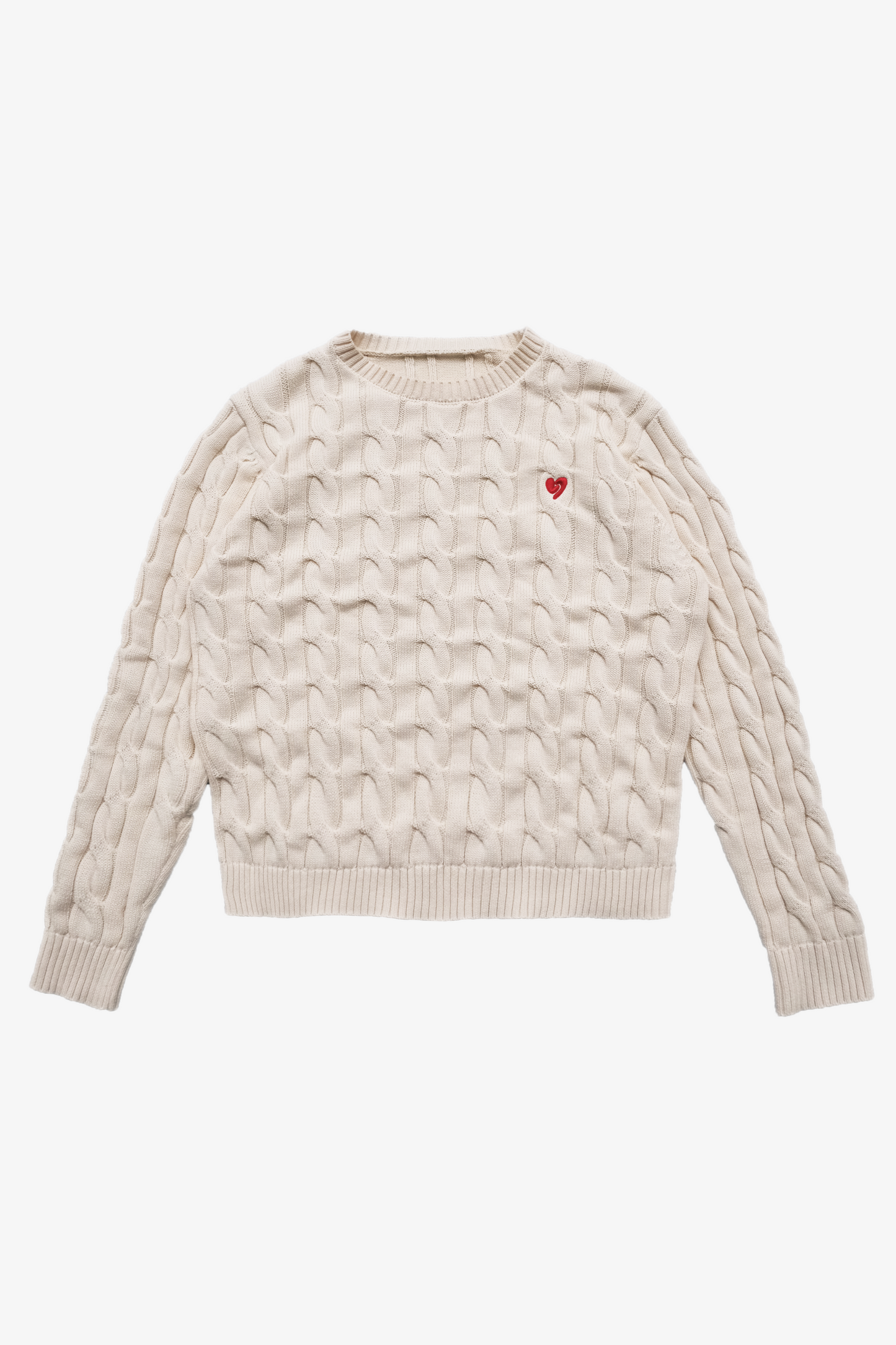 Classic Knit Sweater Cream