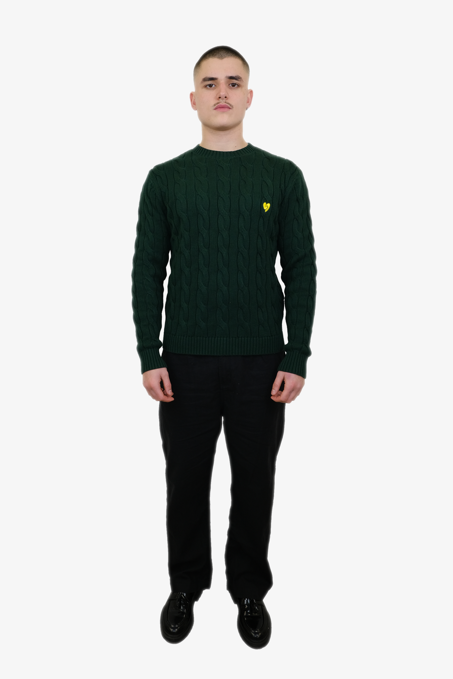 Classic Knit Sweater Forest Green