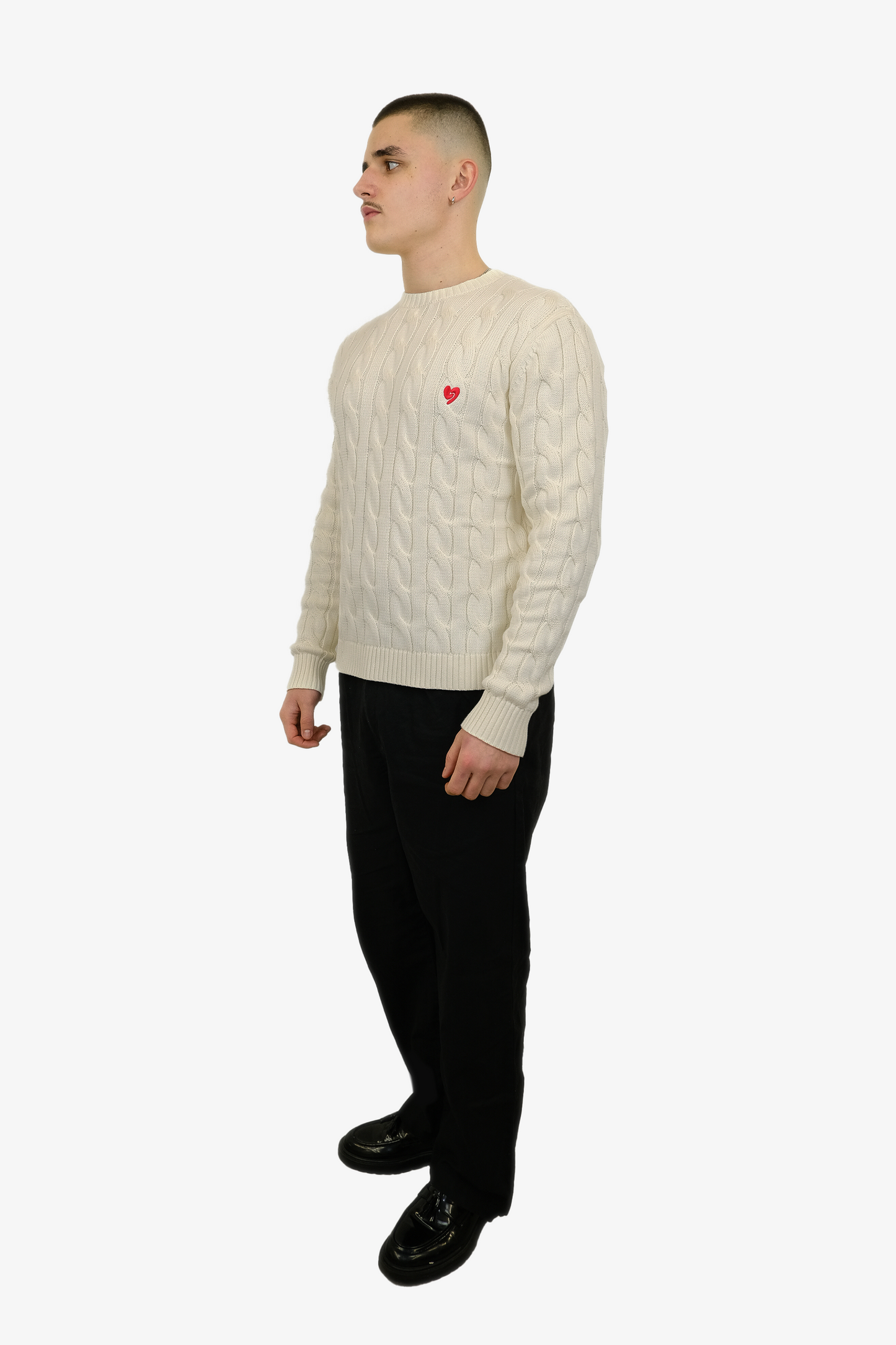 Classic Knit Sweater Cream