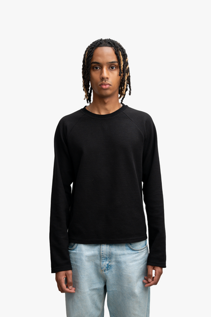 Loyalty Waffel Knit Longsleeve Black