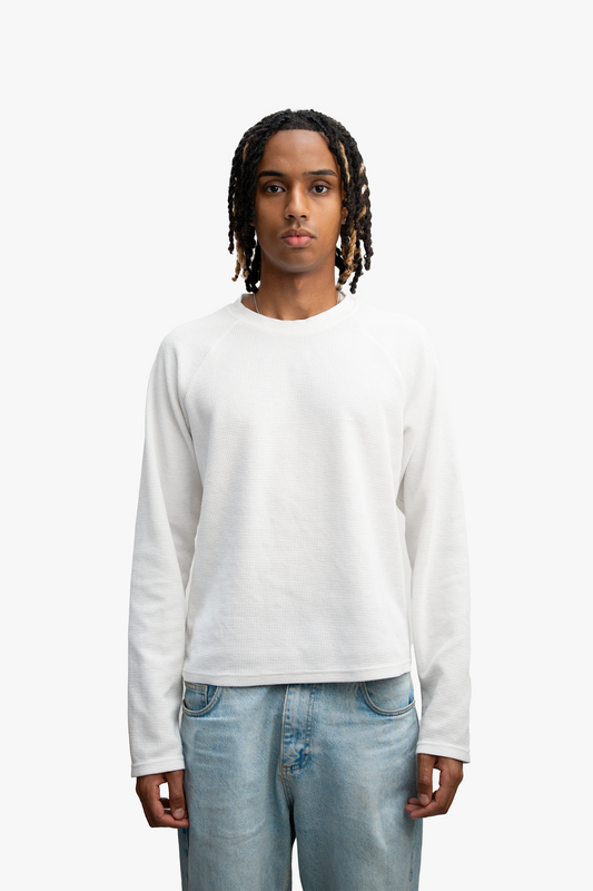 Loyalty Waffel Knit Longsleeve White