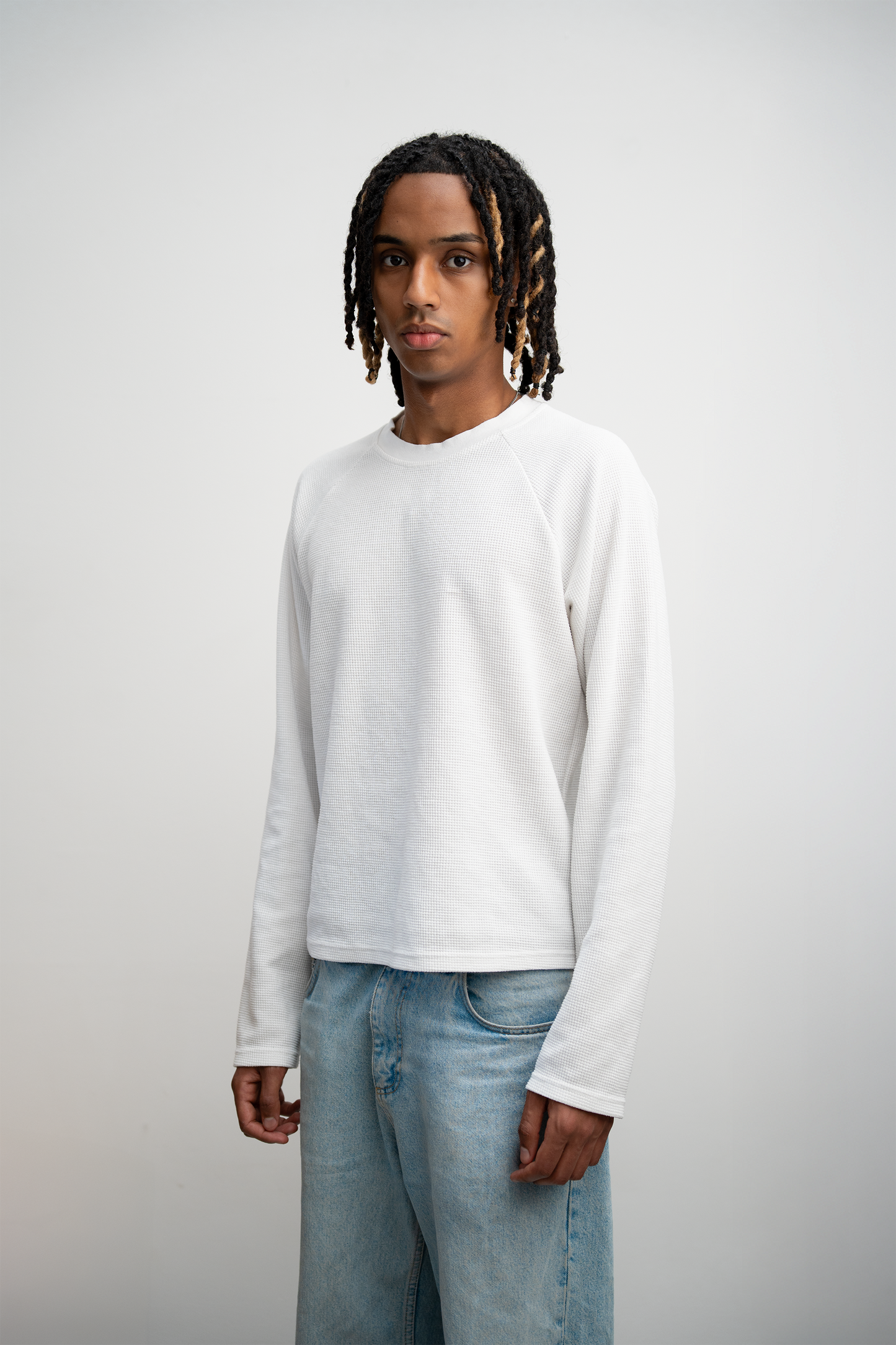 Loyalty Waffel Knit Longsleeve White