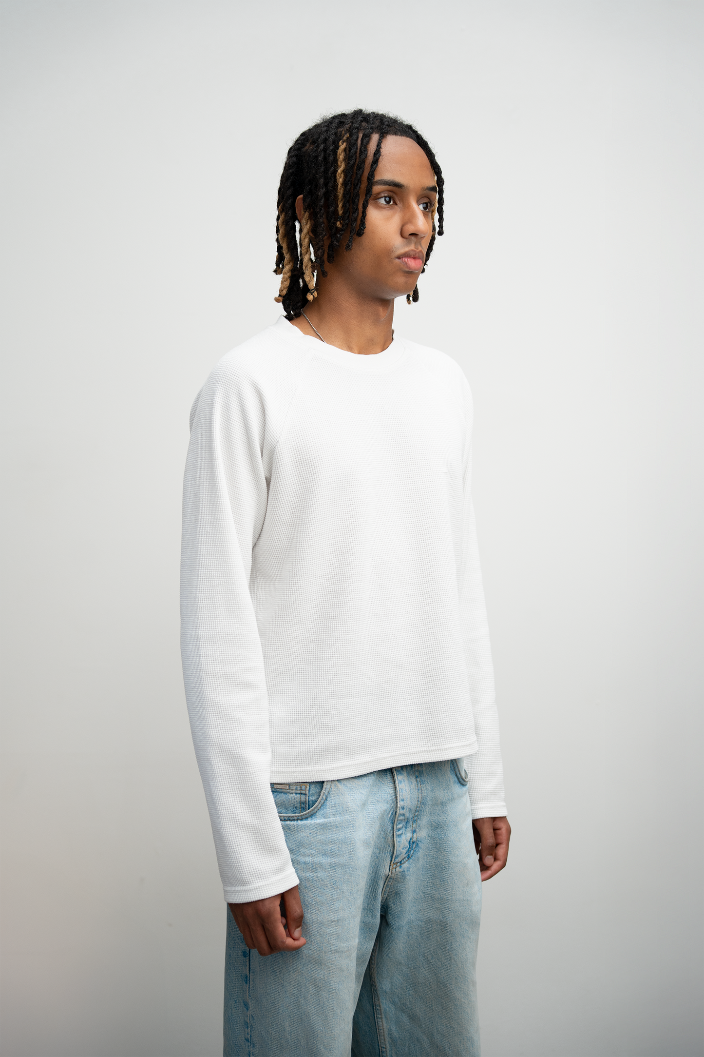 Loyalty Waffel Knit Longsleeve White