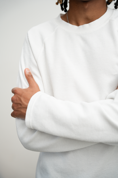 Loyalty Waffel Knit Longsleeve White